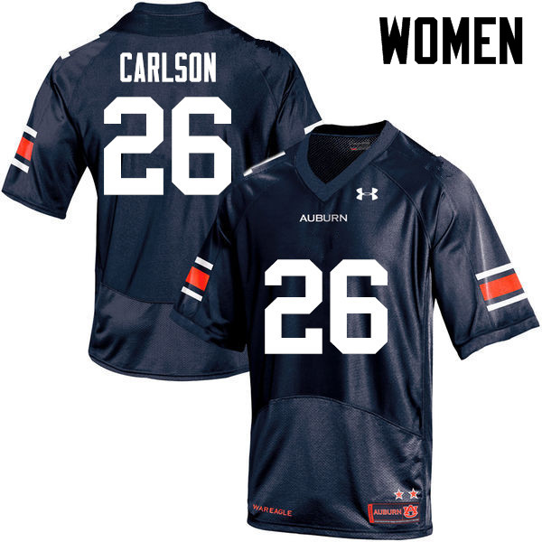 Auburn Tigers Women's Anders Carlson #26 Navy Under Armour Stitched College NCAA Authentic Football Jersey PXI3474MT